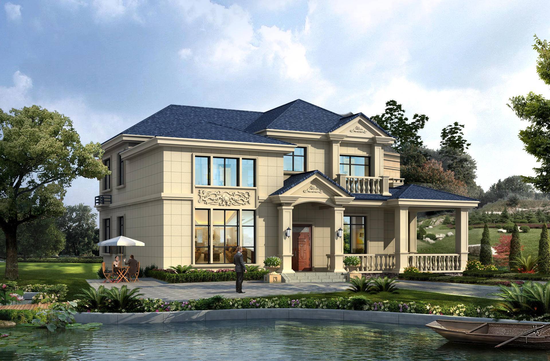 农村最新款别墅图片,学习、变革与自信的华丽别墅风采展示