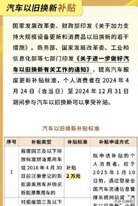 小车报废补贴最新政策详解，你不可不知的补贴信息！