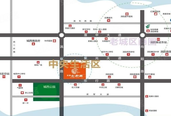 涡阳七彩城最新动态,活力四溢的社区全景展示