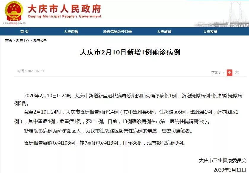 大庆病毒最新动态,无形战争正酣热进行中