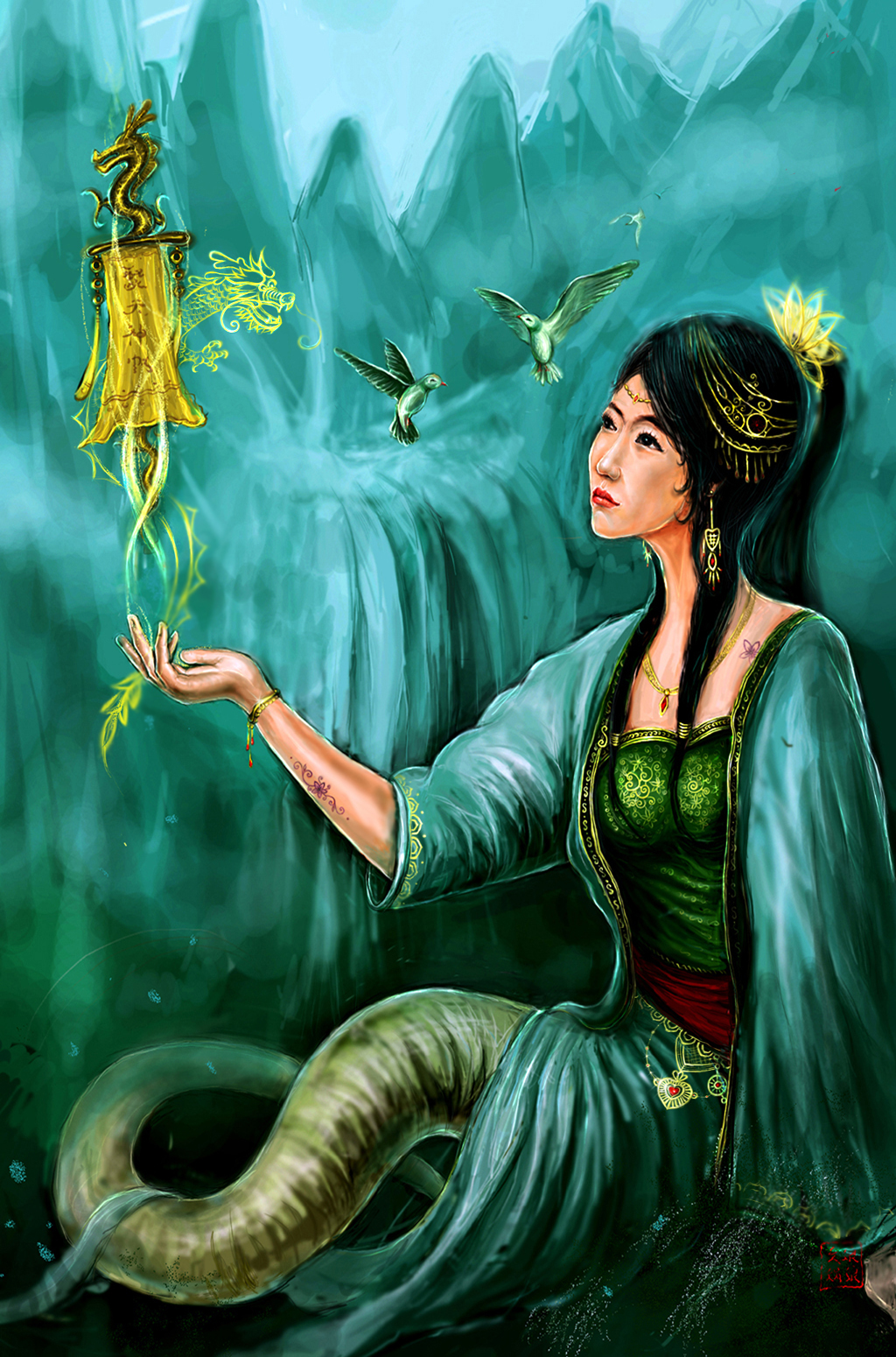 女娲最新作，神话与现实的交融探索