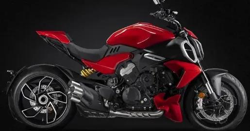 最新款大型摩托车,自然美景探索之旅启动