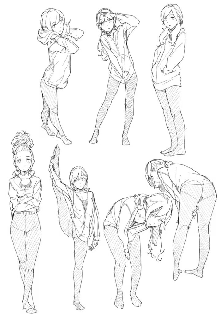 动漫人体素材，探索二次元世界的生命形态奥秘