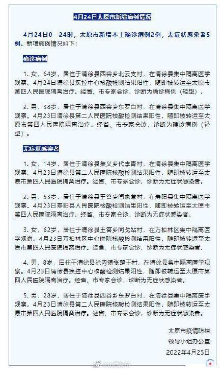 太原新增病例情况更新,最新数据报告出炉