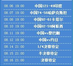 中国队比赛日程,中国队比赛日程,全面解析与期待