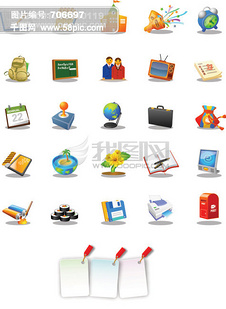 电视图标,电视图标,自然美景之旅的启示