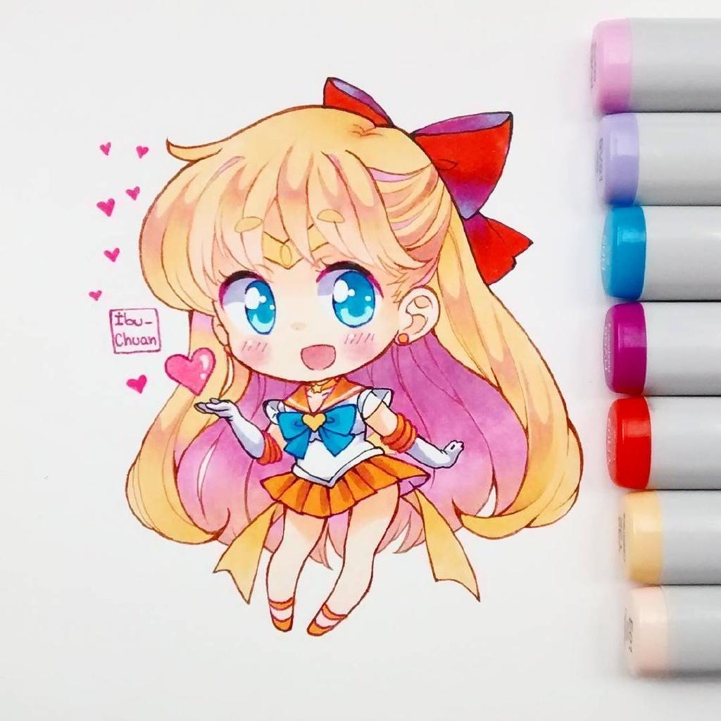 马克笔绘动漫人物日常,友情与陪伴的温暖故事