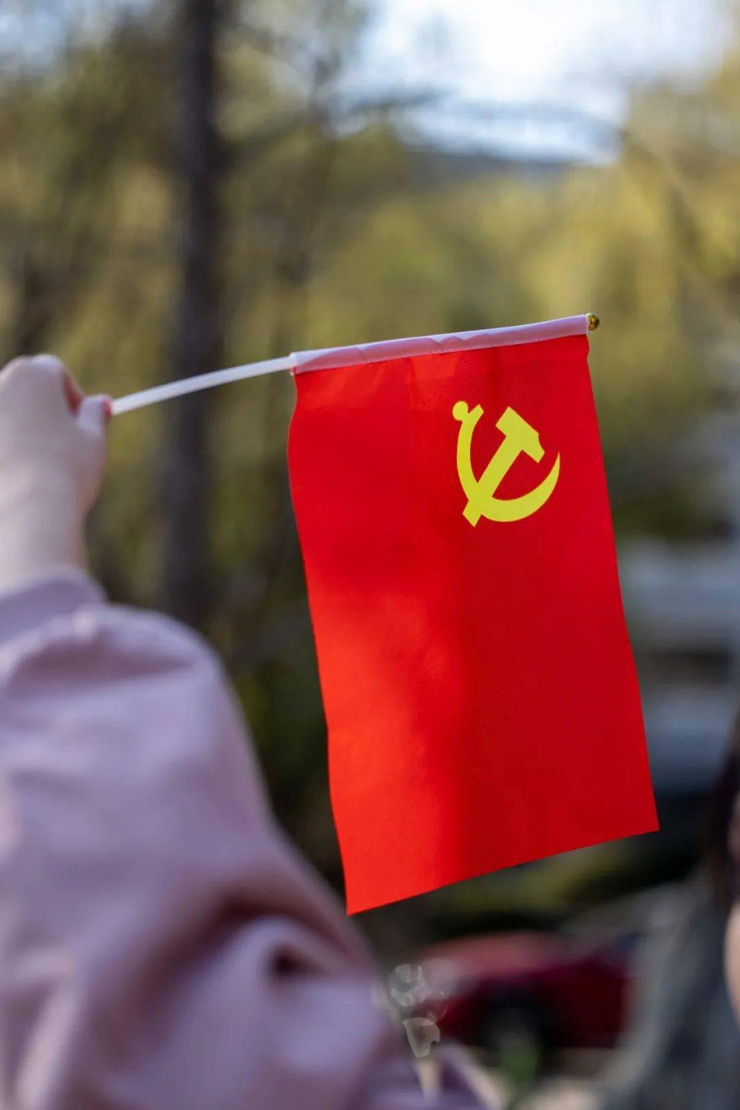 党旗风采，展示党的力量与荣耀