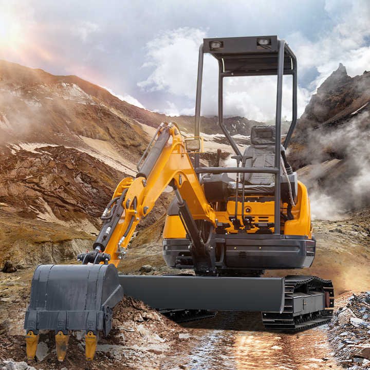 探索未知魅力小店，新型挖掘机在小巷中的隐藏宝藏