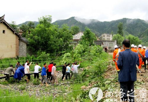 洛南雨后小故事,最新灾情与温情瞬间