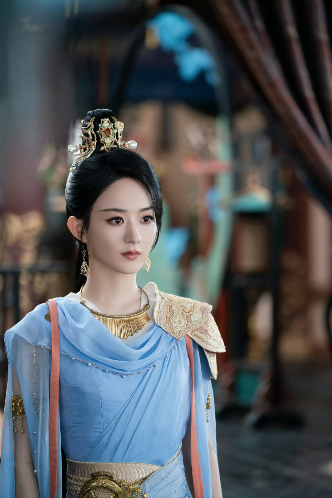 赵丽颖最新剧集,自然美景中的心灵之旅,探寻内心的平和与宁静