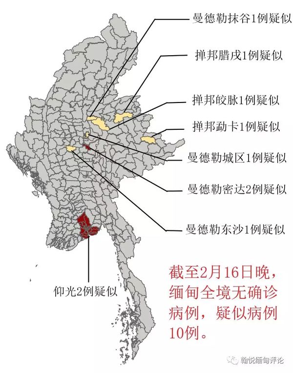 缅甸新增肺炎病例，小城中的温情故事