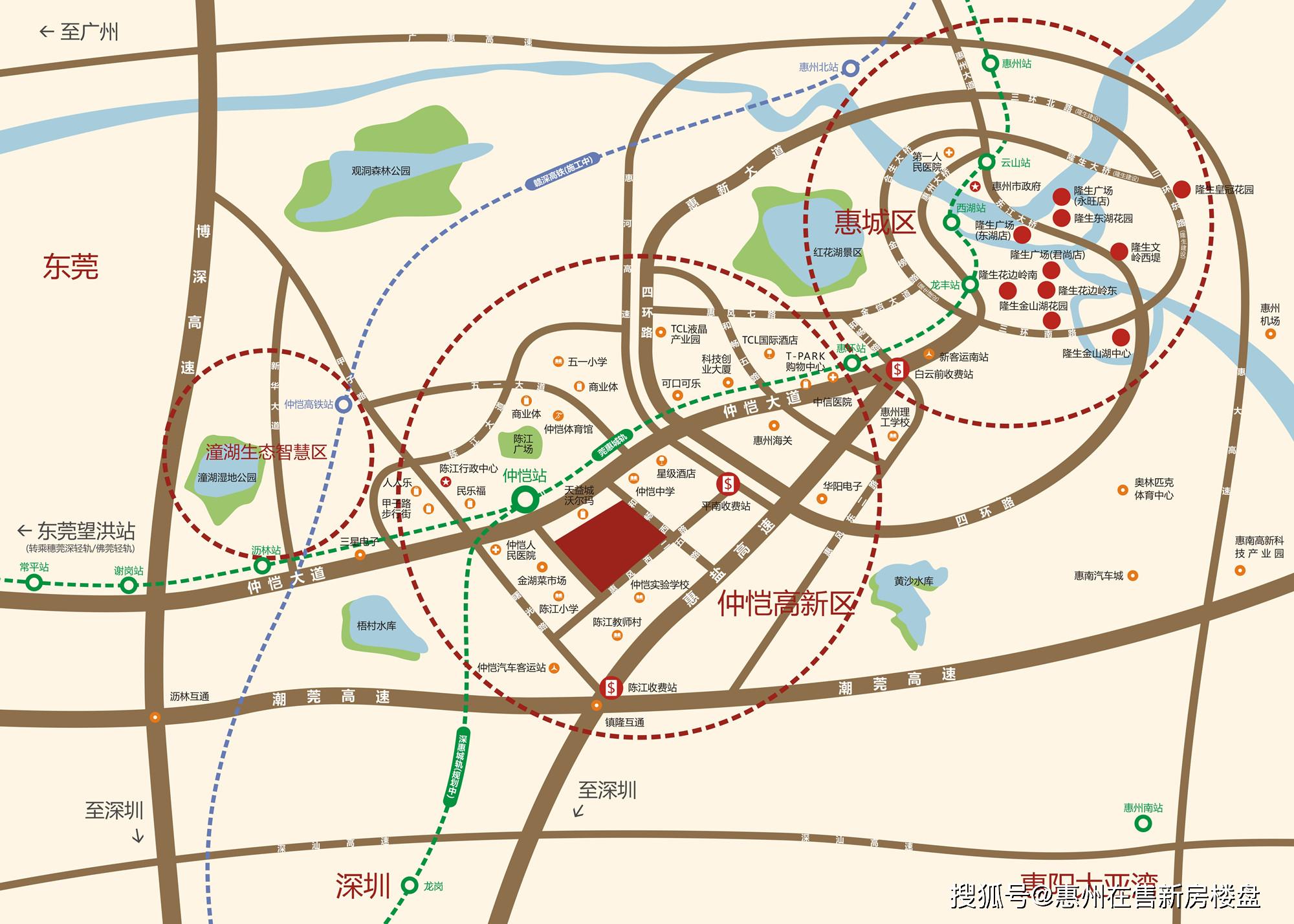 惠州仲恺区未来蓝图揭秘，最新规划图全景展示未来发展规划