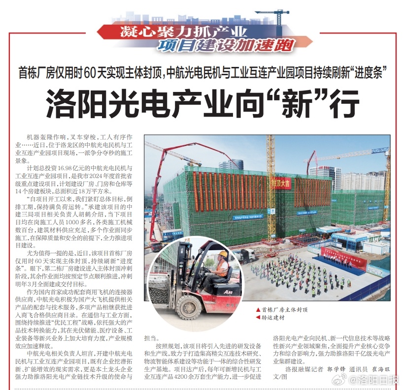 揭秘洛阳浩亚达的蓬勃发展之路,最新消息汇总