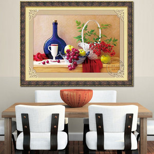 饭厅十字绣最新图片，小巷深处的艺术宝藏欣赏